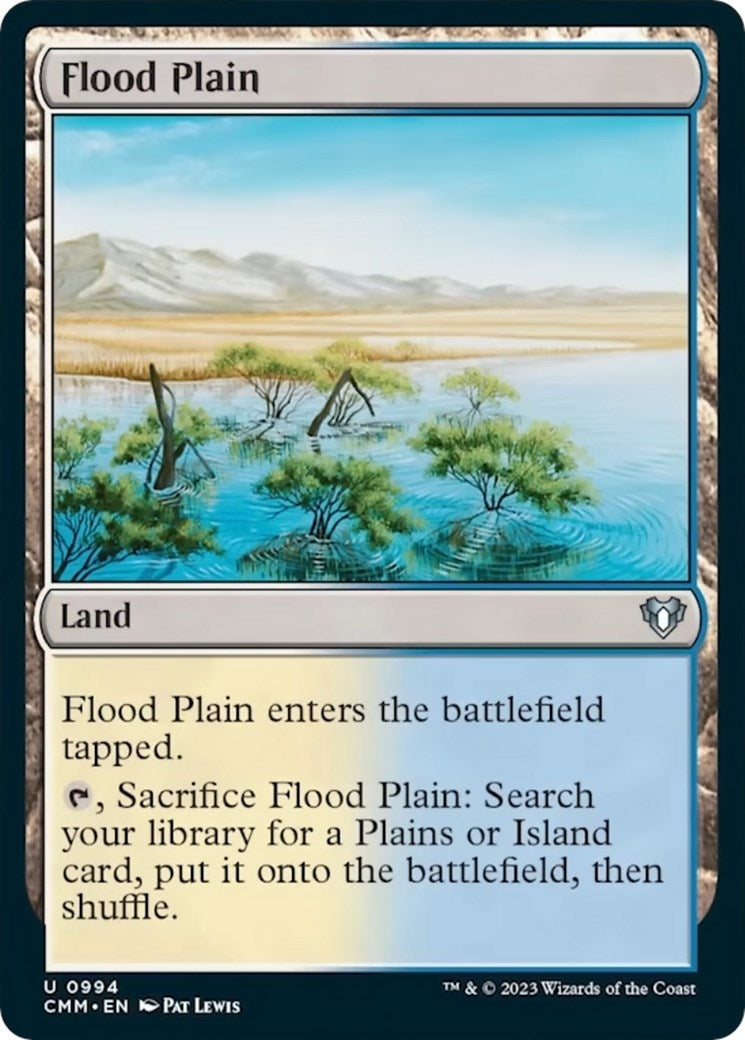 Image for Flood Plain (994) (Commander Masters) (CMM) - Magic: The Gathering