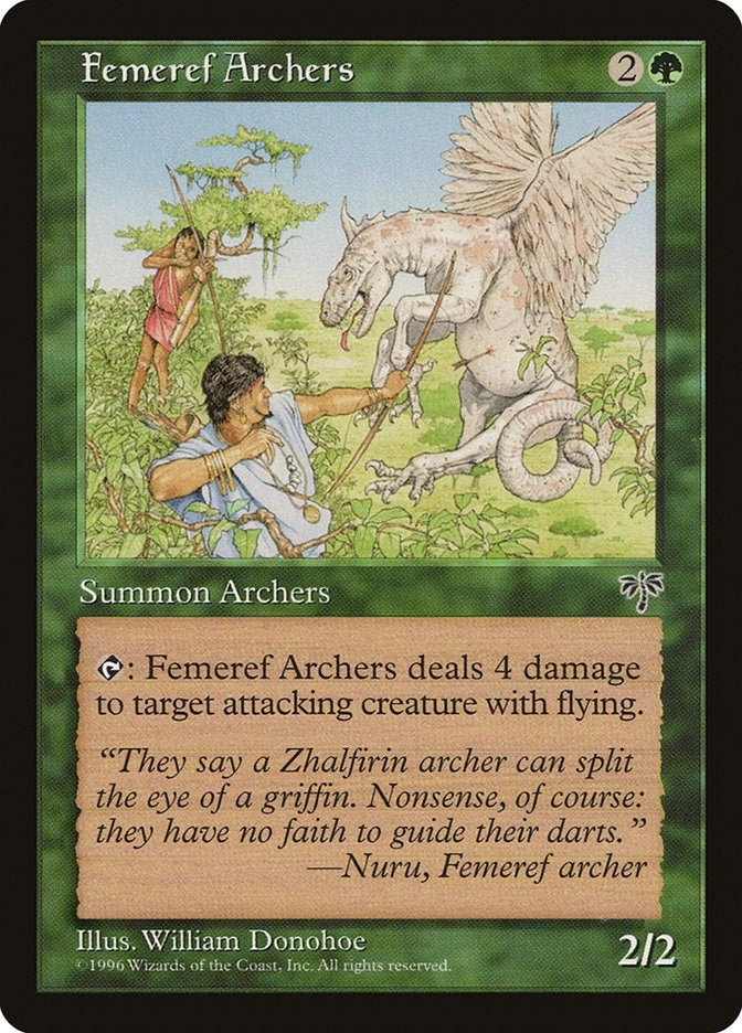 Image for Femeref Archers (Mirage) - Magic: The Gathering