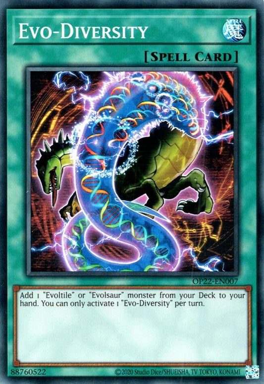 Evo-Diversity (OP22-EN007) (OTS Tournament Pack 22)