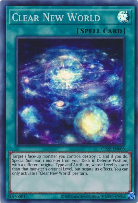 Clear New World (OP22-EN008) (OTS Tournament Pack 22)