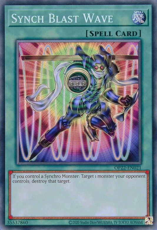 Synch Blast Wave (OP22-EN021) (OTS Tournament Pack 22)