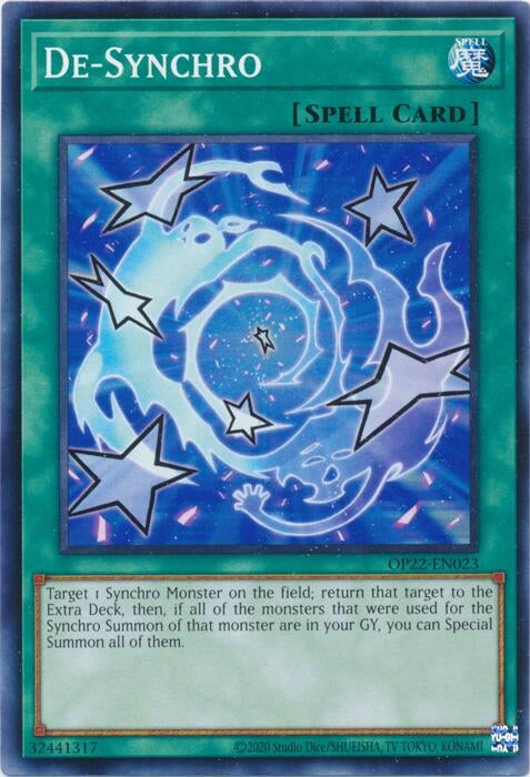 De-Synchro (OP22-EN023) (OTS Tournament Pack 22)