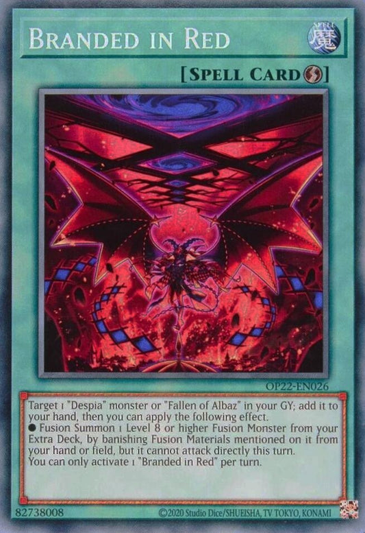 Branded in Red (OP22-EN026) (OTS Tournament Pack 22)