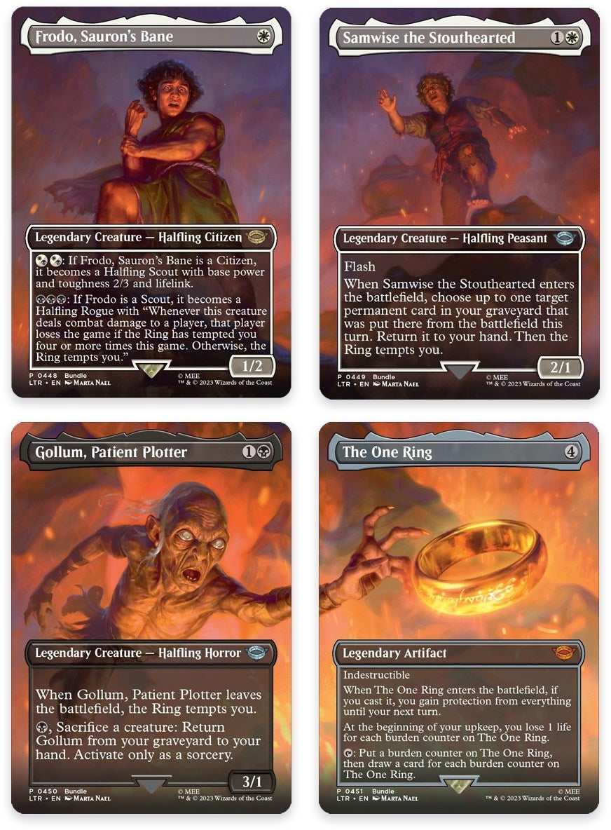Image for Mount Doom Scene [Set of 4] (448-451) (LTR) - Magic: The Gathering