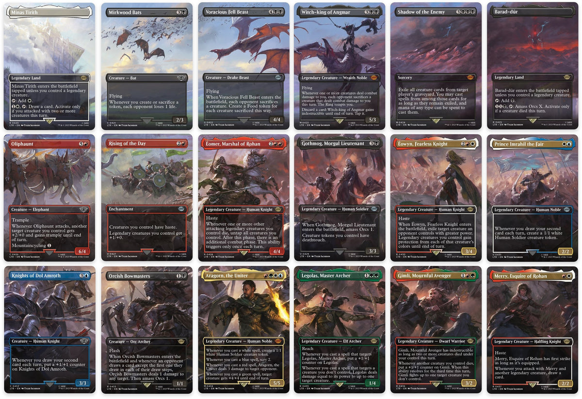 Image for Battle of the Pelennor Fields Scene [Set of 18] (420-437) (LTR) - Magic: The Gathering