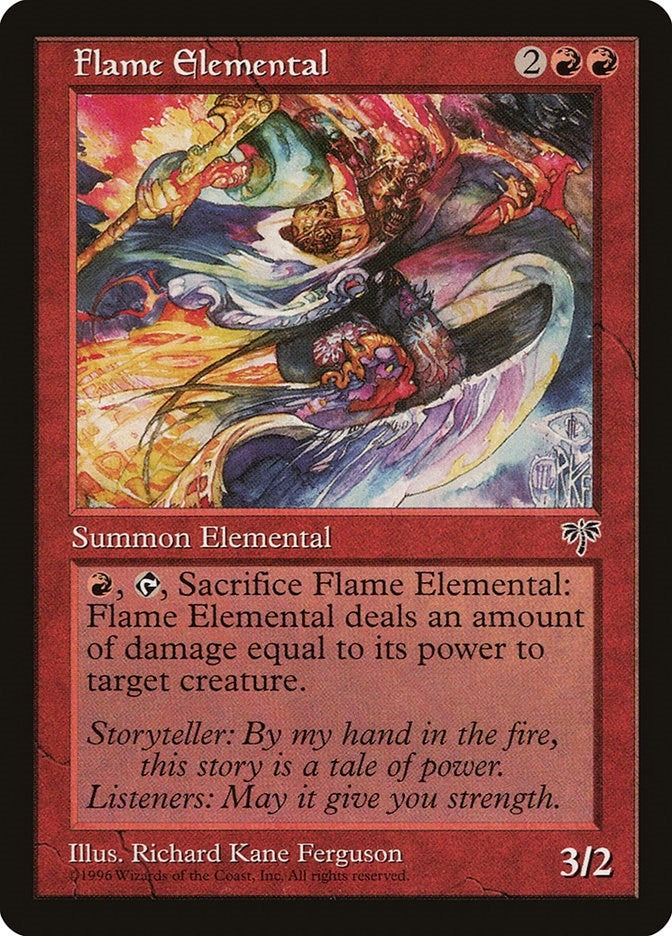 Image for Flame Elemental (Mirage) - Magic: The Gathering
