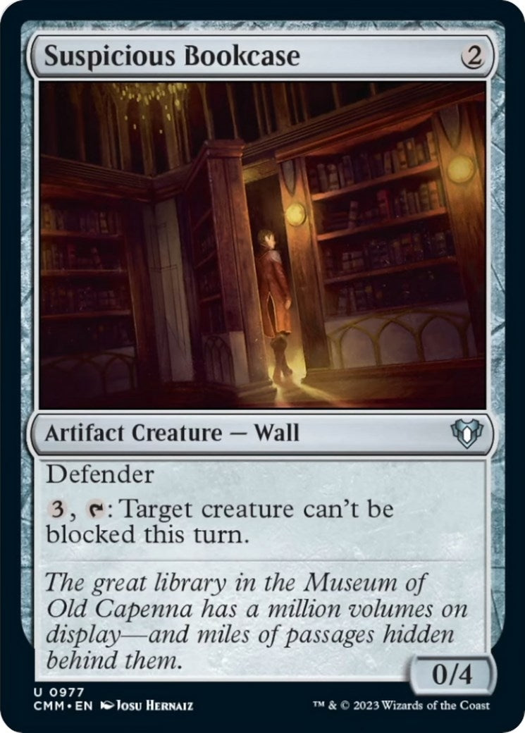 Image for Suspicious Bookcase (977) (Commander Masters) (CMM) - Magic: The Gathering