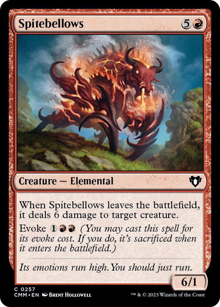 Image for Spitebellows (257) (Commander Masters) (CMM) - Magic: The Gathering