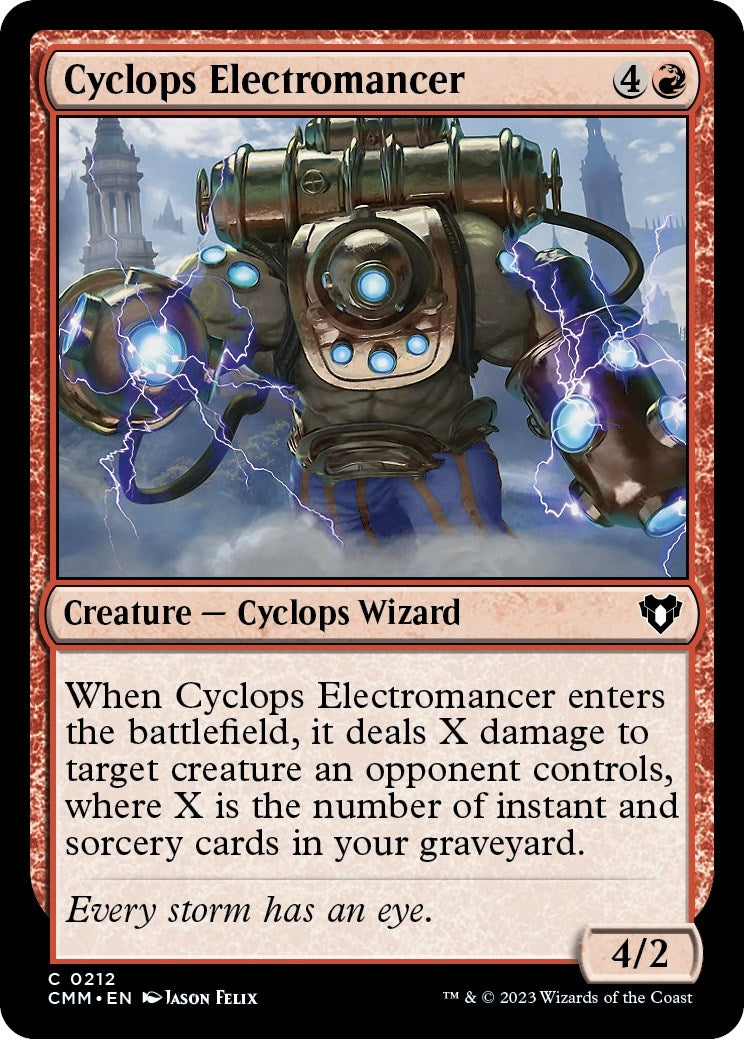 Image for Cyclops Electromancer (212) (Commander Masters) (CMM) - Magic: The Gathering