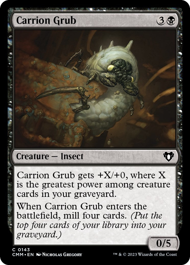 Image for Carrion Grub (143) (Commander Masters) (CMM) - Magic: The Gathering