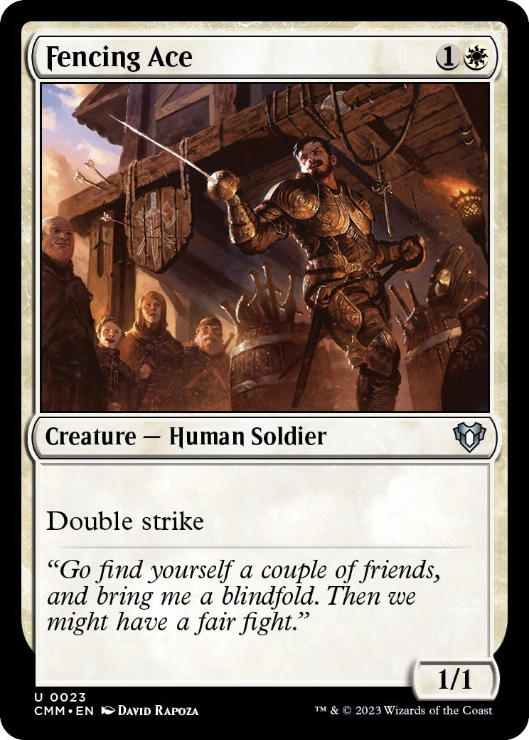 Image for Fencing Ace (23) (Commander Masters) (CMM) - Magic: The Gathering
