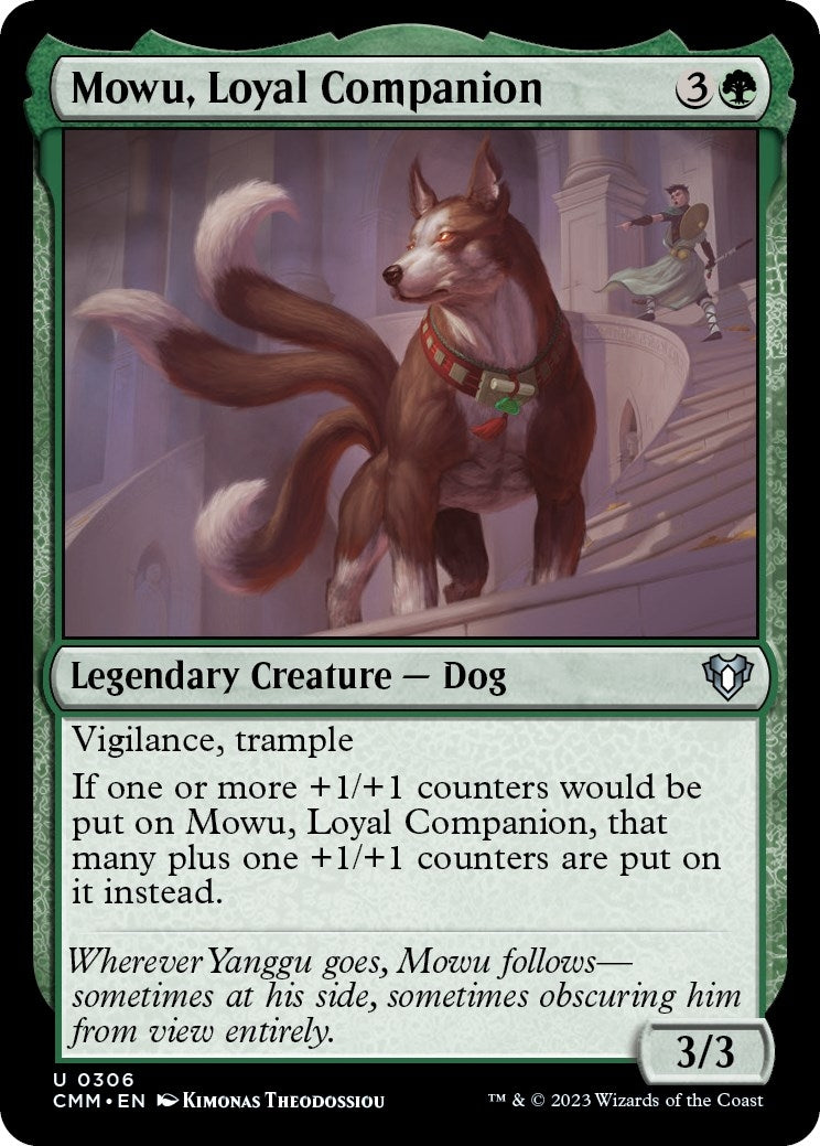 Image for Mowu, Loyal Companion (306) (Commander Masters) (CMM) - Magic: The Gathering