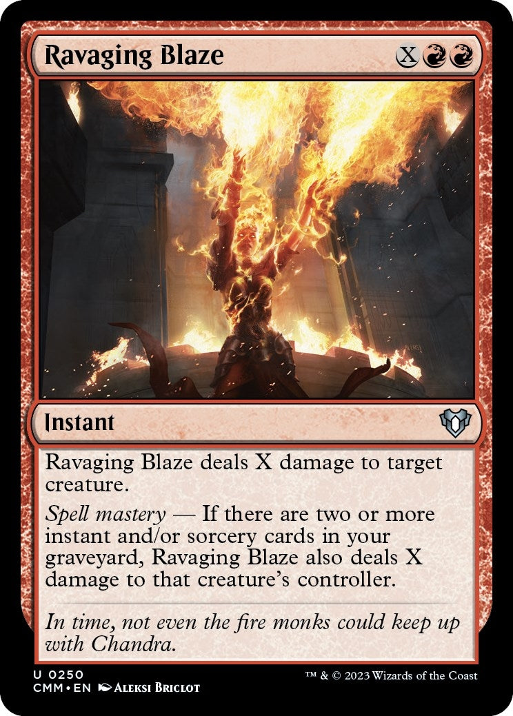 Image for Ravaging Blaze (250) (Commander Masters) (CMM) - Magic: The Gathering