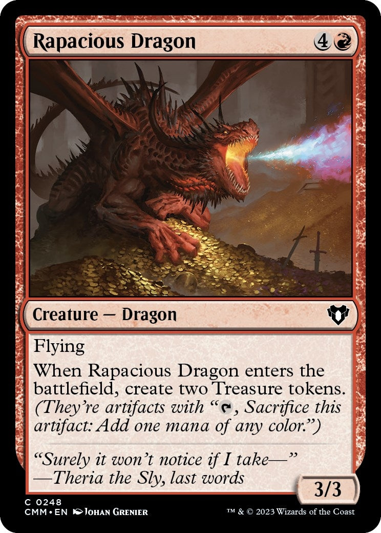 Image for Rapacious Dragon (248) (Commander Masters) (CMM) - Magic: The Gathering