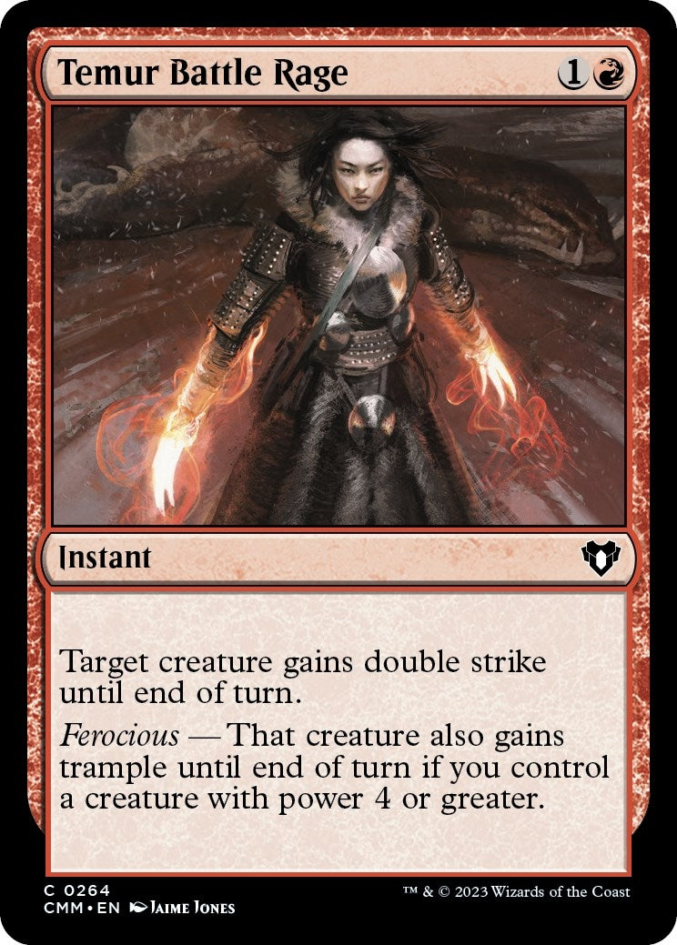 Image for Temur Battle Rage (264) (Commander Masters) (CMM) - Magic: The Gathering