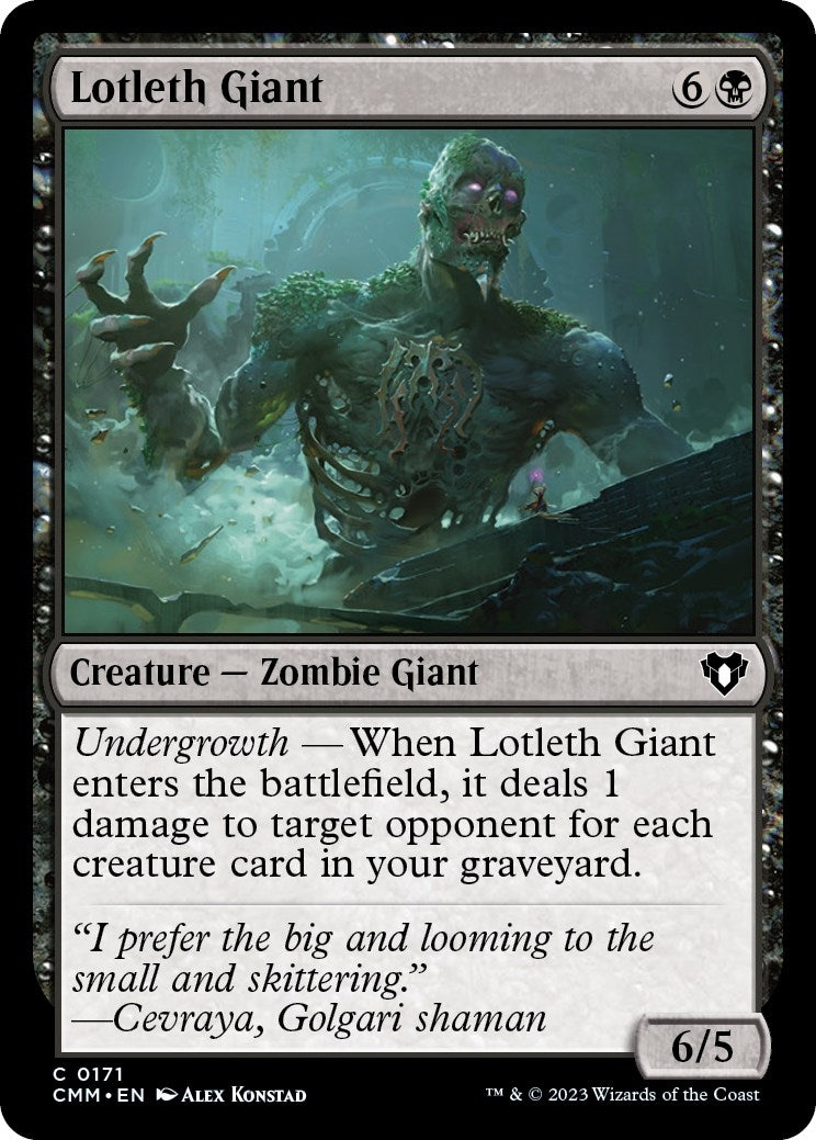 Image for Lotleth Giant (171) (Commander Masters) (CMM) - Magic: The Gathering