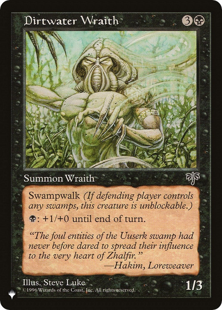 Image for Dirtwater Wraith (The List Reprints) (LIST) - Magic: The Gathering