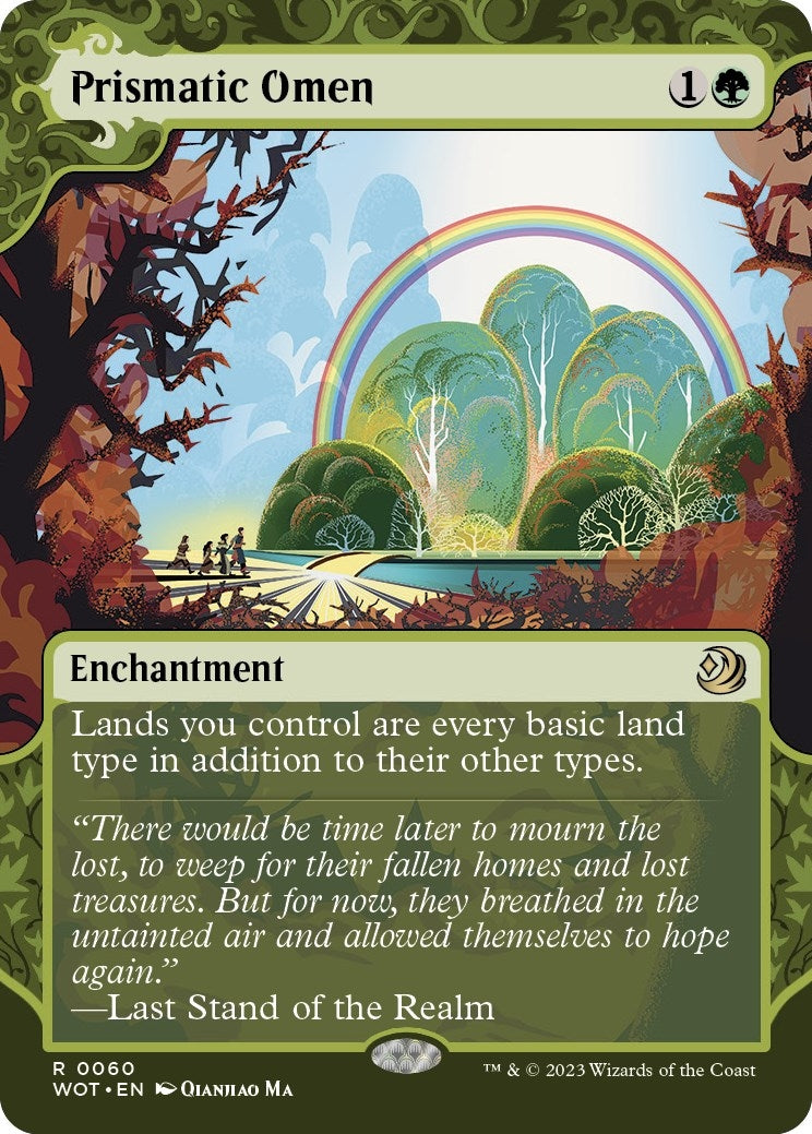 Image for Prismatic Omen (60) (Wilds of Eldraine: Enchanting Tales) - Magic: The Gathering