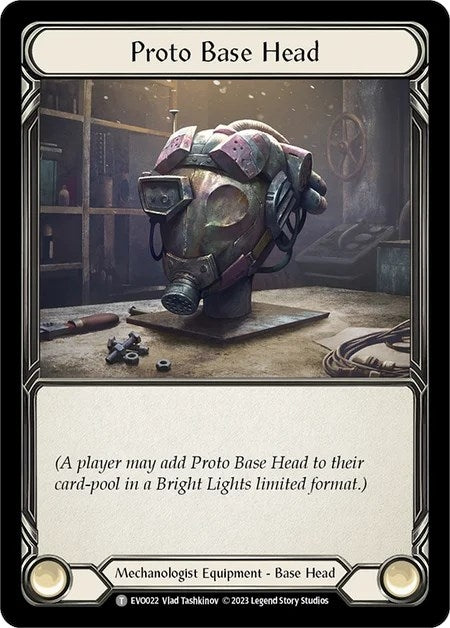 Image for Proto Base Head (EVO022) (Bright Lights) - Flesh and Blood TCG