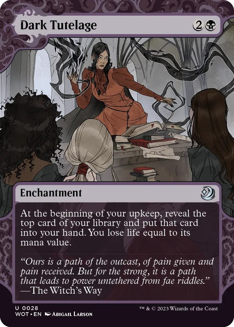 Dark Tutelage (28) (Wilds of Eldraine: Enchanting Tales)