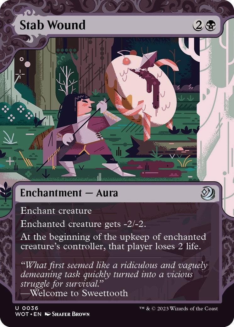 Image for Stab Wound (36) (Wilds of Eldraine: Enchanting Tales) - Magic: The Gathering