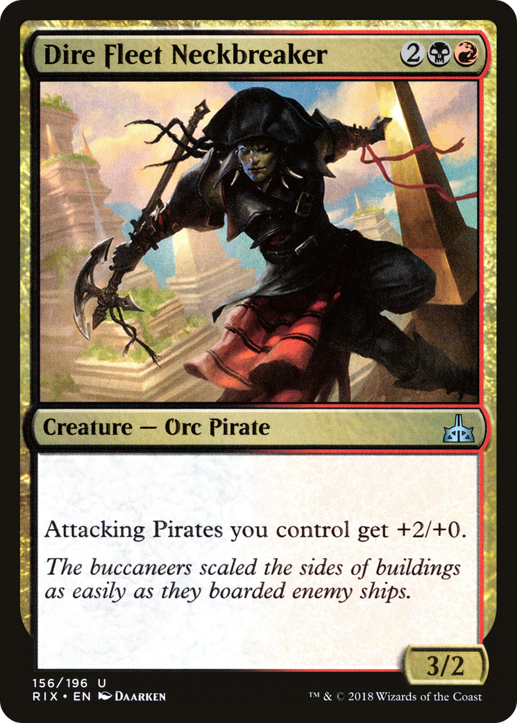 Dire Fleet Neckbreaker (RIX-156) - Rivals of Ixalan