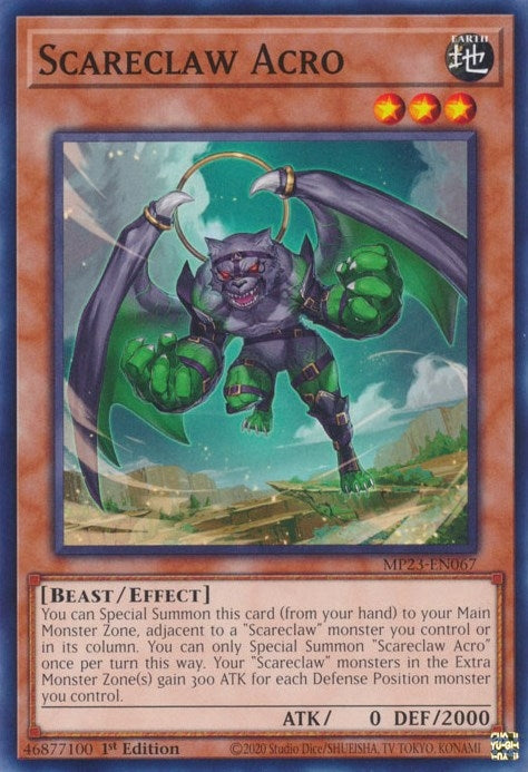 Scareclaw Acro (MP23-EN067) (25th Anniversary Tin: Dueling Heroes Mega Pack)