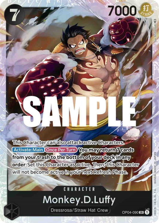 Monkey.D.Luffy (090) (OP04-090) (Kingdoms of Intrigue)