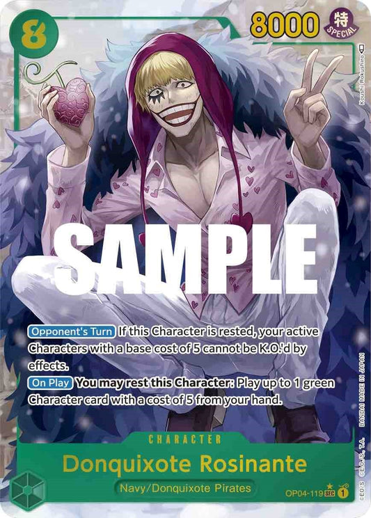Donquixote Rosinante (Alternate Art) (OP04-119) (Kingdoms of Intrigue)