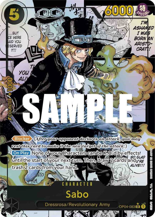 Sabo (Alternate Art) (Manga) (OP04-083) (Kingdoms of Intrigue)