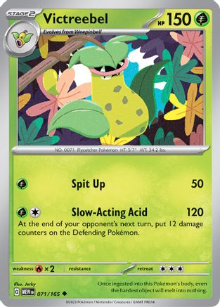 Victreebel 071/165  - Reverse Holofoil SV Scarlet & Violet 151 - Uncommon