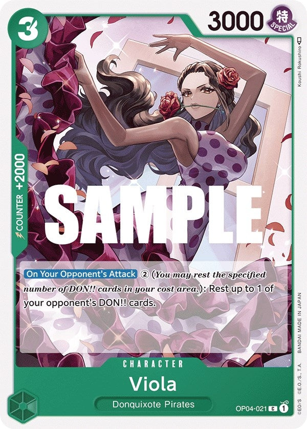 Image for Viola (OP04-021) (Kingdoms of Intrigue) - One Piece Card Game