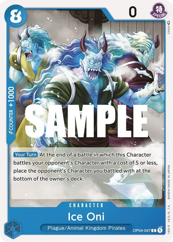 Image for Ice Oni (OP04-047) (Kingdoms of Intrigue) - One Piece Card Game