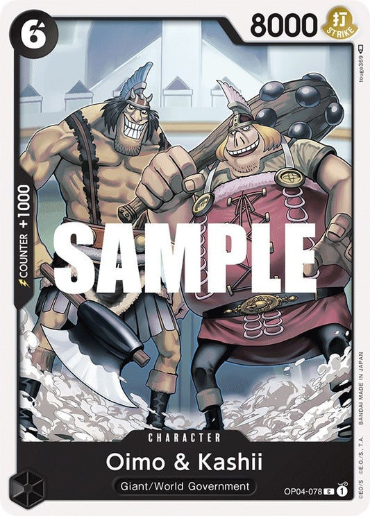Oimo & Kashii (OP04-078) (Kingdoms of Intrigue)