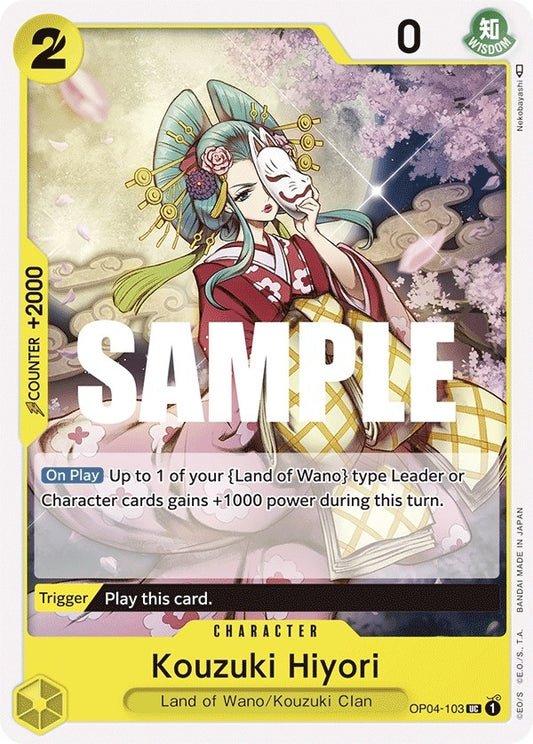 Kouzuki Hiyori (OP04-103) (Kingdoms of Intrigue)