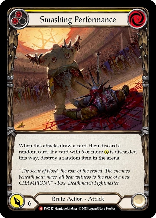 Image for Smashing Performance (EVO237) (Bright Lights) - Flesh and Blood TCG