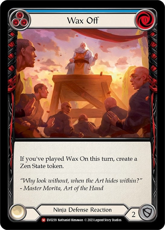 Image for Wax Off (EVO239) (Bright Lights) - Flesh and Blood TCG