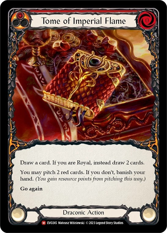 Image for Tome of Imperial Flame (EVO245) (Bright Lights) - Flesh and Blood TCG