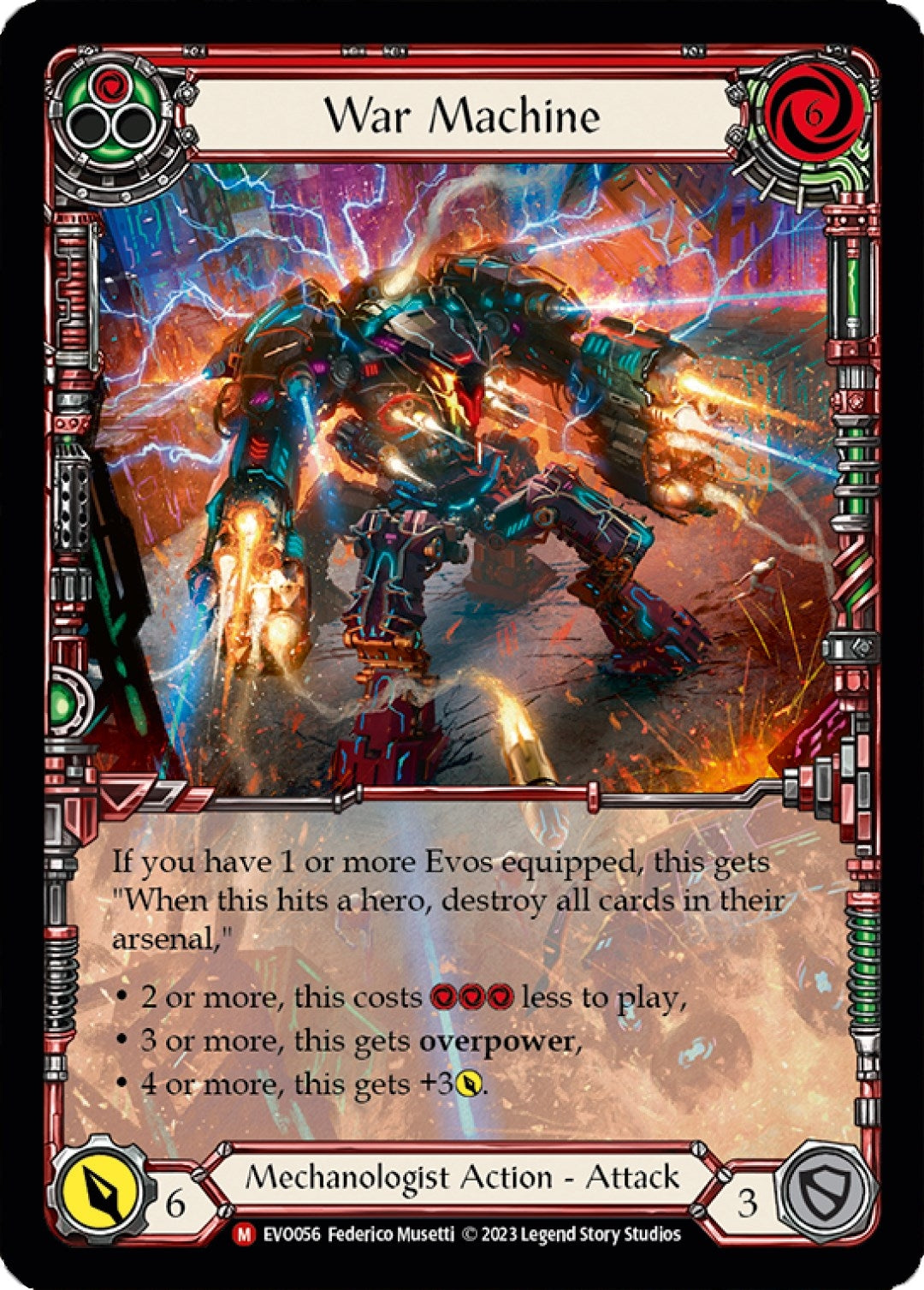 Image for War Machine (Extended Art) (EVO056) (Bright Lights) - Flesh and Blood TCG