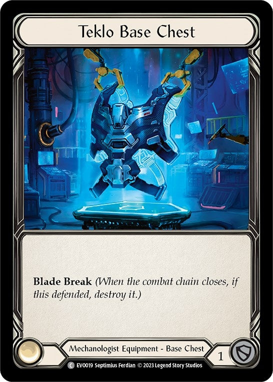 Image for Teklo Base Chest (EVO019) (Bright Lights) - Flesh and Blood TCG