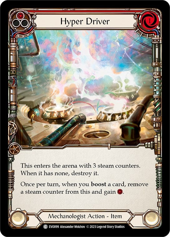 Image for Hyper Driver (Red) (EVO099) (Bright Lights) - Flesh and Blood TCG