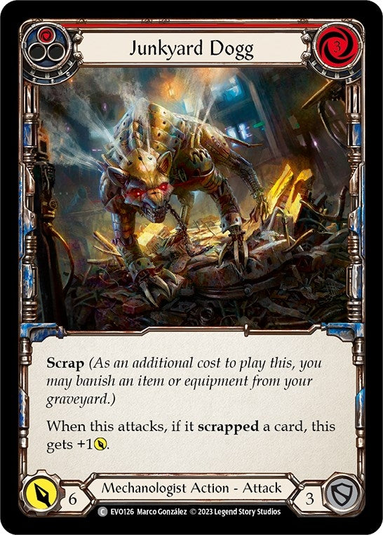 Image for Junkyard Dogg (Red) (EVO126) (Bright Lights) - Flesh and Blood TCG