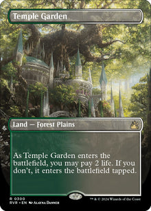 Image for Temple Garden (Borderless) (300) (Ravnica Remastered) - Magic: The Gathering