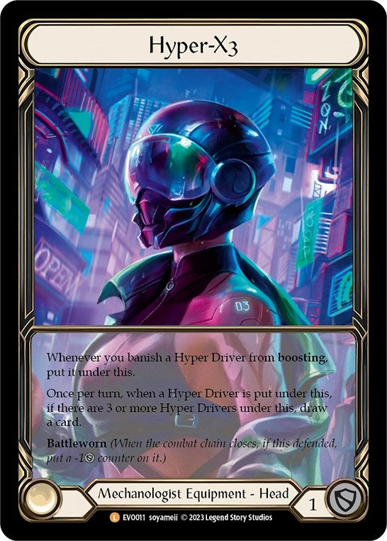 Image for Hyper-X3 (Extended Art) (EVO011) (Bright Lights) - Flesh and Blood TCG