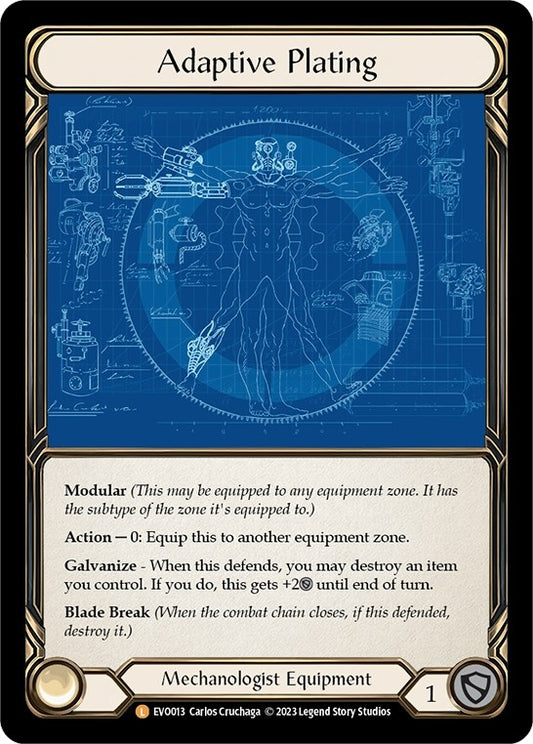 Image for Adaptive Plating (EVO013) (Bright Lights) - Flesh and Blood TCG