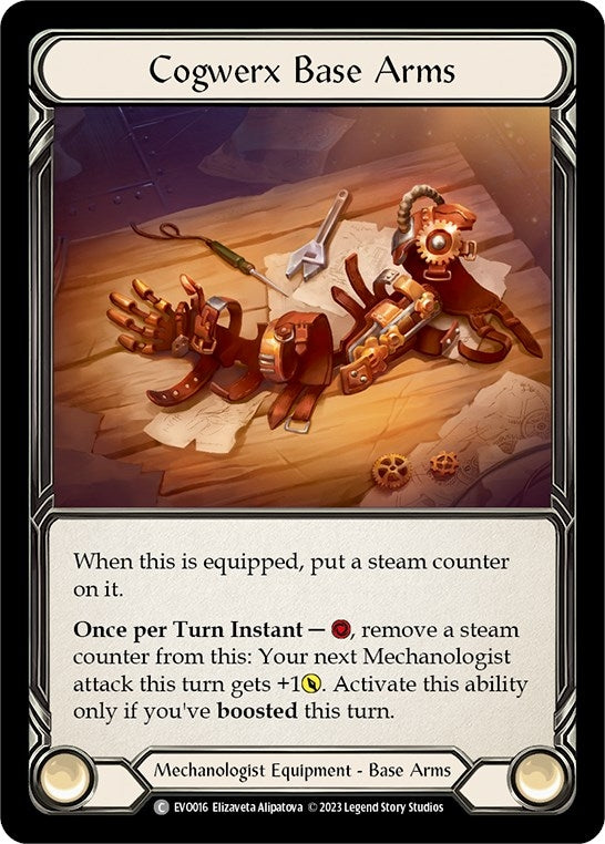 Image for Cogwerx Base Arms (EVO016) (Bright Lights) - Flesh and Blood TCG