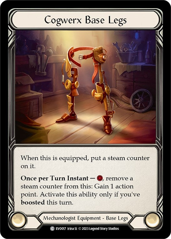 Image for Cogwerx Base Legs (EVO017) (Bright Lights) - Flesh and Blood TCG