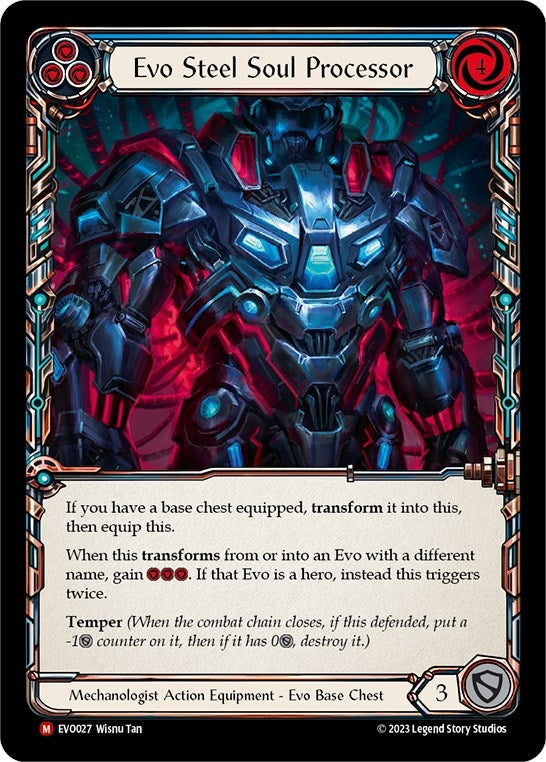 Image for Evo Steel Soul Processor (EVO027) (Bright Lights) - Flesh and Blood TCG