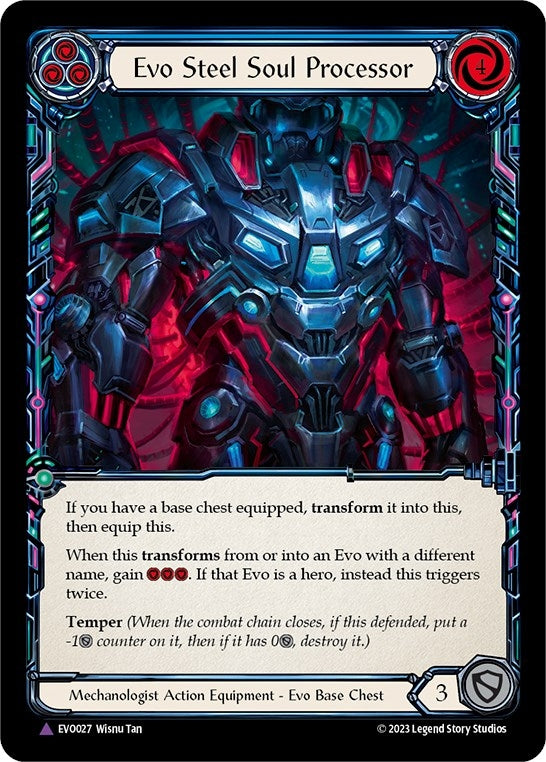 Image for Evo Steel Soul Processor (Marvel) (EVO027) (Bright Lights) - Flesh and Blood TCG