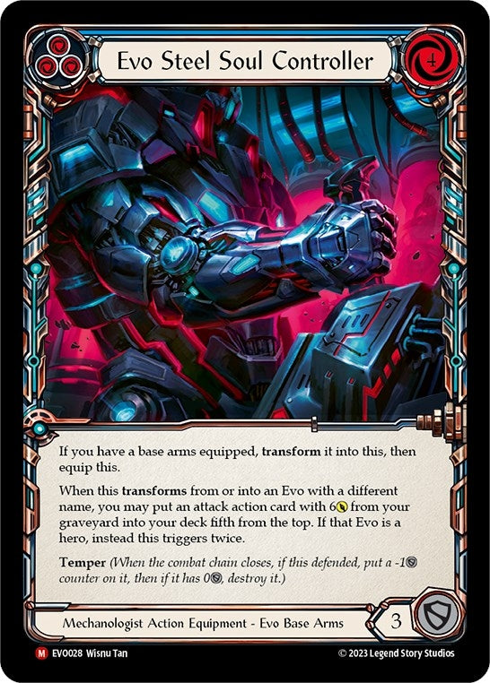 Image for Evo Steel Soul Controller (EVO028) (Bright Lights) - Flesh and Blood TCG